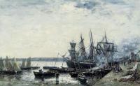 Boudin, Eugene - Camaret, the Port